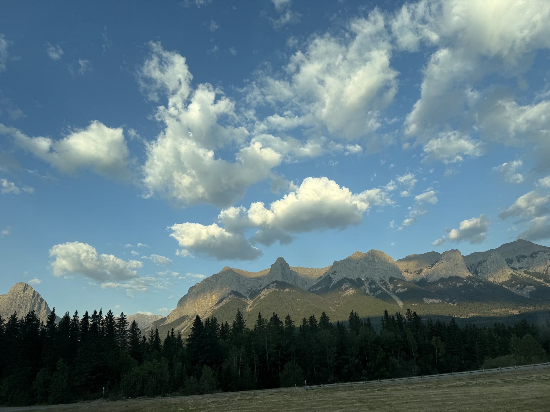 Mountain scenery on the drive to Golden